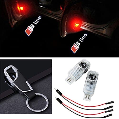 Eovvio 2 Pieces Car Door Light Ghost Shadow Light Logo Projector Welcome Lamp