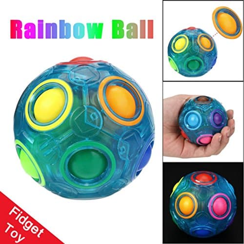 YONGA 2017 Luminous Pop Rainbow Magic Ball Puzzle Magic Cube - Twist Brain Teasers IQ Toys for kids