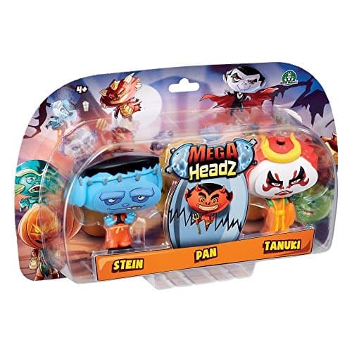 Mega Headz HEW02311 Triple Figure Pack Characters at Random