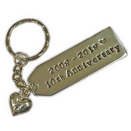 10th Anniversary Keyring. Stamped 2008-2018