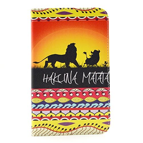 Galaxy Tab 3 7.0 Case, New Premium Flip Foldable Slim Side PU Leather Wallet Case Smart Cover with Stand Function and Card Slots For Samsung Galaxy Tab 3 7.0 Inch P3200 ,Bonus with One Stylus -[Lion Pattern Design]