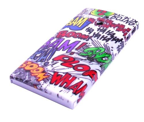 Gada Protective Case with Stylish BOOM Comic Design Mobile Phone Case Cover For Sony Xperia P LT22i