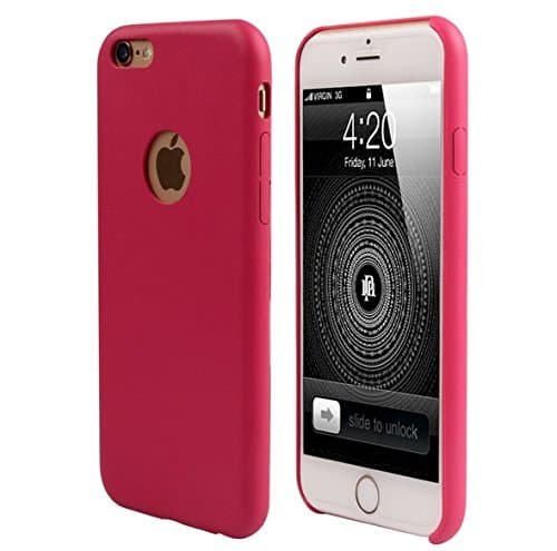 iPhone 6 Plus Case, Oceanwin Superior Ultra Slim PU [Build In Stand] Shock Resistant Ultra Lightweight For iPhone 6S Plus case (5.5 inches) Pink
