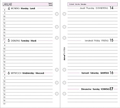 Bind B260218 A6 2018 Diary