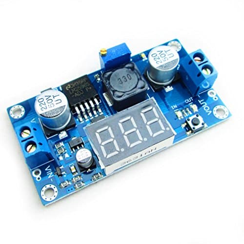 LM2596 Buck Step-down Power Converter Module 4.2-40V to 1.25-37V LED Voltmeter