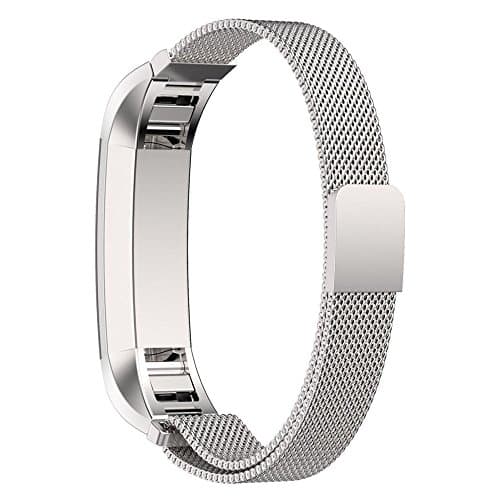Fitbit Alta Band Replacement, Taotree Fully Magnetic Closure Clasp Mesh Loop Milanese Stainless Steel Replacement Accessory Bracelet Strap for Fitbit Alta Fitness Tracker