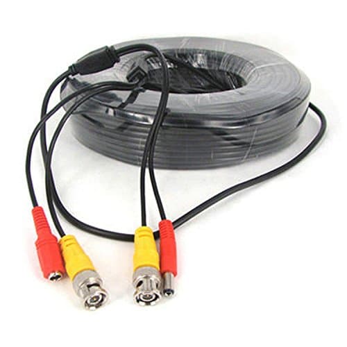 30M BNC DC CCTV Security Video Camera DVR Record Data Power Extension Cable