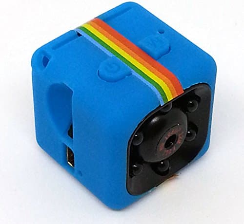 Mini DV Action Cam Spy Video Camera 1080P Micro Night Vision Motion Sensor Spy Infra Red, azure, 2,3x2,3x2,3