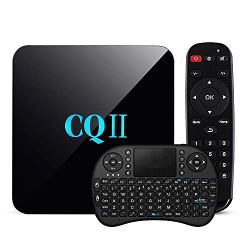 Android 6.0 TV Box Sets - CQII 1G Ram 8G Rom AmlogicS905X Quad Core A53 processor 4K Ultra HD Smart Internet TV Box+ Mini Wireless Qwerty Keyboard