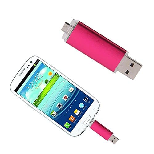 Moobom Dual Transfer USB 2.0 Memory Stick into Micro USB for Android Smartphone and Tablet 8 GB Portable Fashionable Flash Drive Mini Thumb Drive