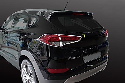 Rear lights Frame Rear Light Eucten Rear Light Strips Chrome 4 Pieces