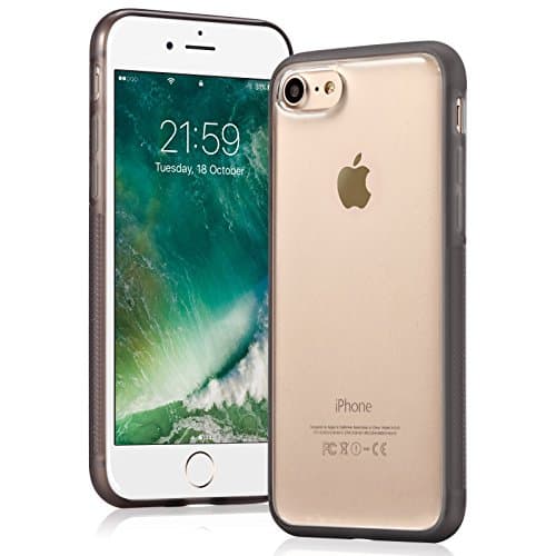 iPhone 7 Case， Wonanse Anti Gravity for iPhone 7 Case Magical Nano Can Stick to Glass, Whiteboards, Mirrors Tile and Smooth Surfaces Gray