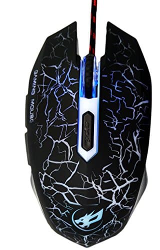 High Precision DPI Symmetrical Optical USB Wired Mouse with 6 Buttons Gaming Mouse ,Ergonomic Mice for Pro Gamer