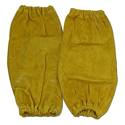 Split Cowhide Brown Colour Leather Welding Sleeves