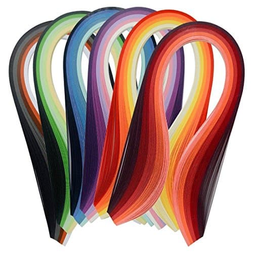 Paper Quilling Set 600 Strips Multicolor 39cm Length/3mm Width Available