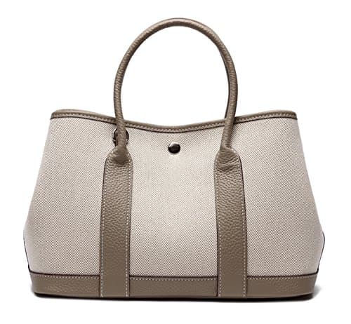 XinMaoYuan Leather Woven Solid Color Portable Shell Package Open Shoulder Messenger Ol Commuter Bag,Gray