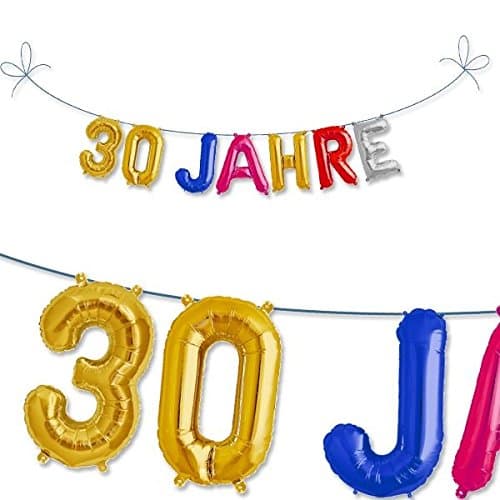 YesBox 'Foil balloon set 30 Years