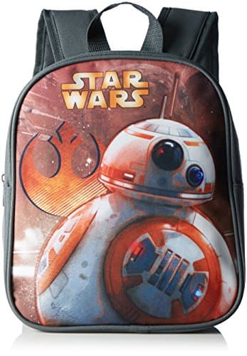 FABTASTICS, Star Wars BB-8 Kids Backpack, Grey (Grey/Bunt (Gray)), (One size)