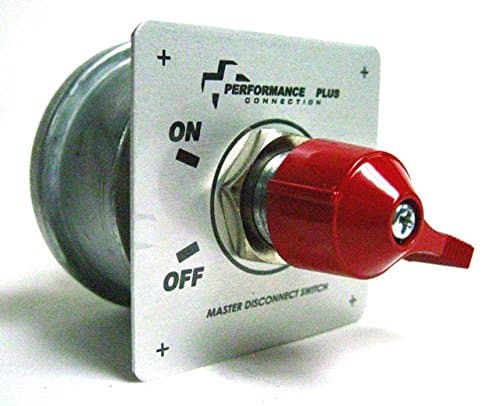 Performance Plus Connection Battery Disconnect Kill Safety Shut Off Switch with Face Plate