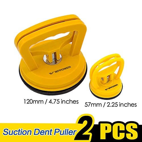 WFPOWER 2 x Suction Cup Dent Puller 4" + 2" Panel Remover Bodywork Repair Garage Tool Glass Phone Screen