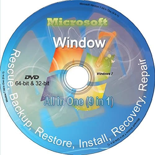 COMPLETE Re INSTALL Repair Restore WINDOWS 7 32/64 bit Premium DVD Disk