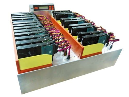 Systor 1 to 25 Hard Drive/Solid State Drive (HDD/SSD) Duplicator (150MB/sec) - FlatBed