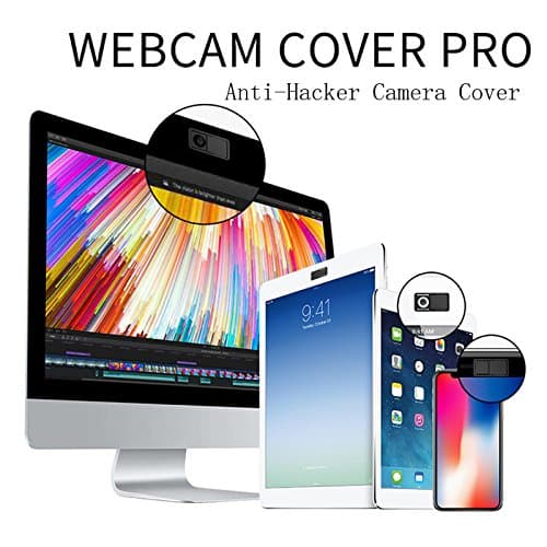 Comsafe Vision FBA 3 different Webcam Cover in each pack fit all Devices + Cloth