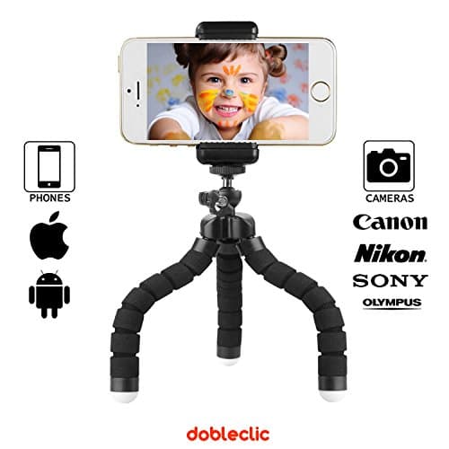 Mini Flexible Tripod For Mobile and Camera with Universal Threaded 1/4 And Adapter For Smartphones