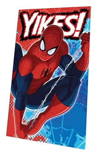 Characters Fleece Blanket Throws (Spiderman Yikes)