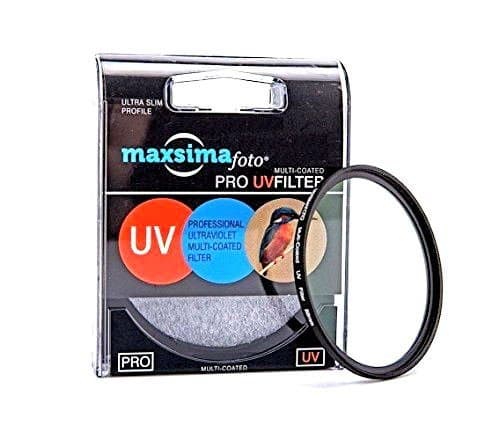 MaxsimafotoProfessional Multi-coated 55mm UV Filter and Lens Protector for Sony FE 28-70mm f3.5-5.6 OSS Lens & Sony FE 55mm F1.8 ZA Carl Zeiss Sonnar T - A7, NEX, E Mount.