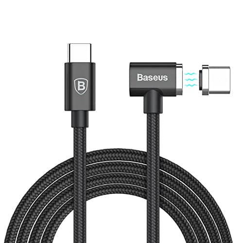 Looyat Baseus Magnetic Type C Cable for Macbook Pro (Black)