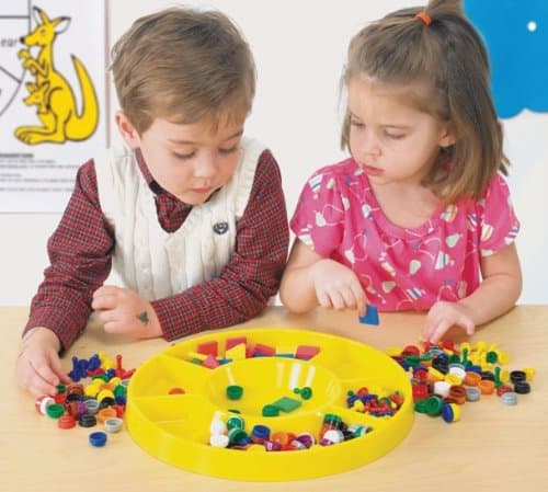 Large sorting tray, round