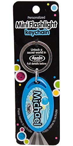 Dpal Mini Flashlight Key Chain, Michael