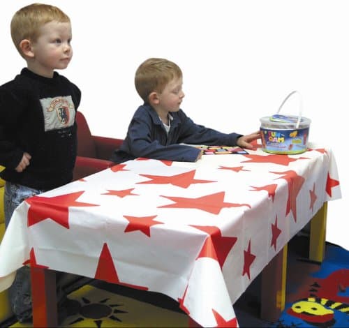 5 Red Star Splash Mats 4 + 1 Free