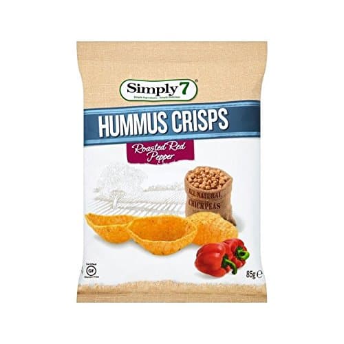 Simply7 Hummus Chips Roasted Red Pepper 85g