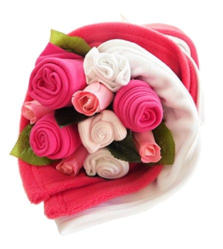 Traditional Cerise Baby Bouquet Bundle