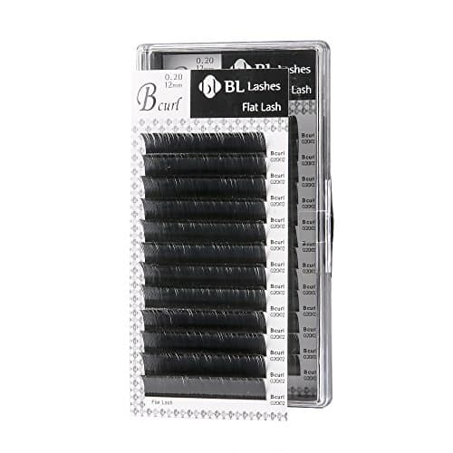 Eyelash Extension BL Flat Lash B Curl Thickness 0.20mm (0.20X10mm)