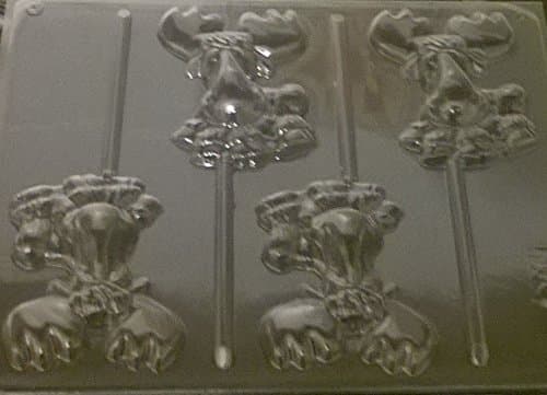 Moose Head Chocolate Lollipop Mould