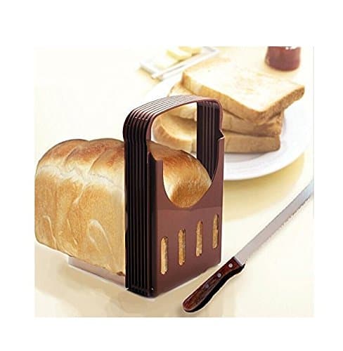 tfrdertuuigf Foldable Compact Bread Slicer Slicing Guide Toast Baking Tools