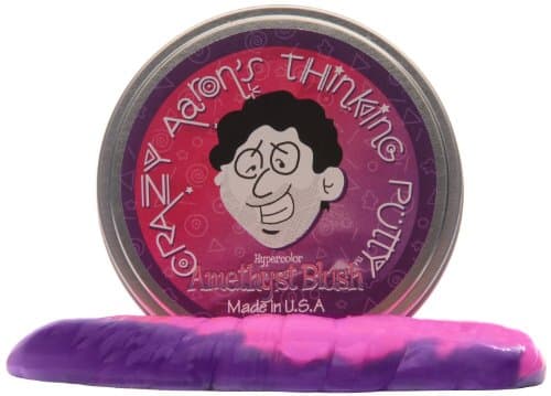 Crazy Aaron's Thinking Putty, 3.2 Ounce, Hypercolor Amethyst Blush