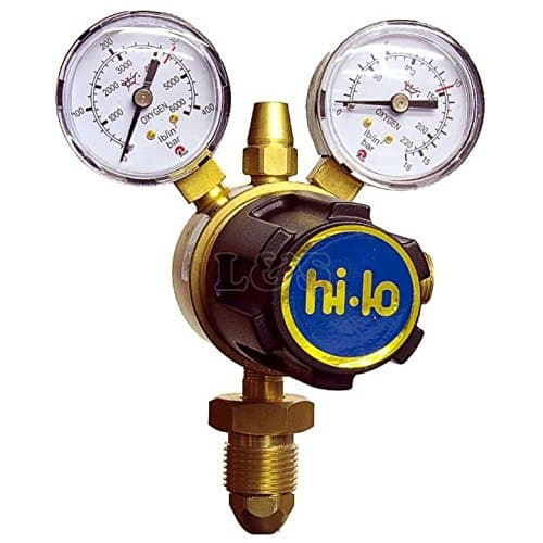 Single Stage Two Gauge Gas Regulator - Acetylene