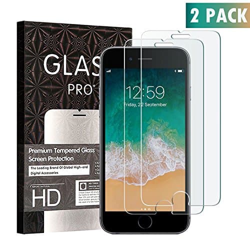iPhone 7 plus / 7s plus / 8 plus Screen Protector,H quadratic 2-Pack[3D Touch Compatible]Ultra-Clear Tempered-Glass Screen Protector for iPhone 7 plus/7S plus 9H Hardness and Easy Bubble-Free Installation [Lifetime Warranty]