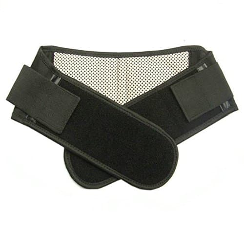 EvaluBuy(TM) Health Care Adjustable Double Pull Lumbar Support Lower Back Brace Breathable Belt Pain Relief Infrared Magnetic
