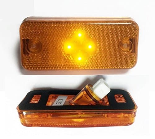 2x LED Orange indicator side marker lights lamps for FE2, FM2, Ducato 2006>, Boxer, RELAY 2006>, Midlum, Premium, Kerax, Magnum