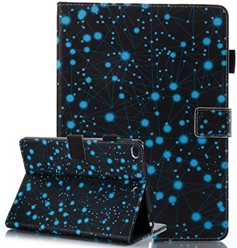 Roreikes iPad Pro 9.7 2017 Case Ipad 9.7 Inch 2017 – ultra slim protective cover flip case with PU Leather Back Cover with Auto Sleep/Wake Function for Apple iPad 2017 New Model Design Silicone Back Case Cover Wallet with Magnetic Closure and Stand Wallet Credit Card Holder Slot