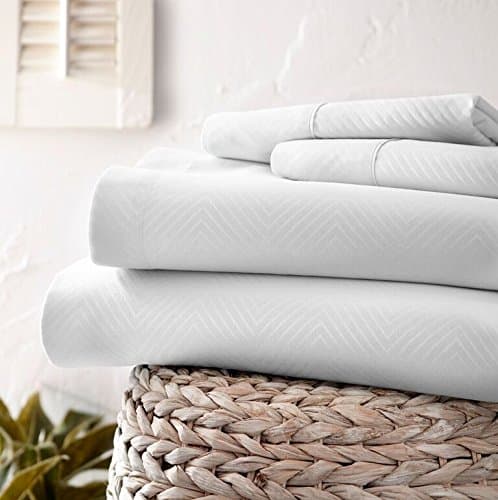 Simply Soft Bed Sheet Set, White, Queen