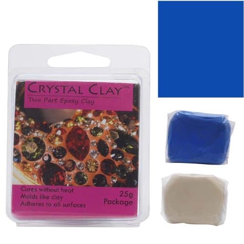 Crystal Clay 2-Part Epoxy Clay Kit 'Primary Blue' 25 Grams