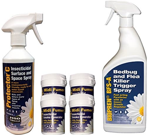 Large Advanced Bed Bug Killer, Foggers and IGR Spray Kit for the Home