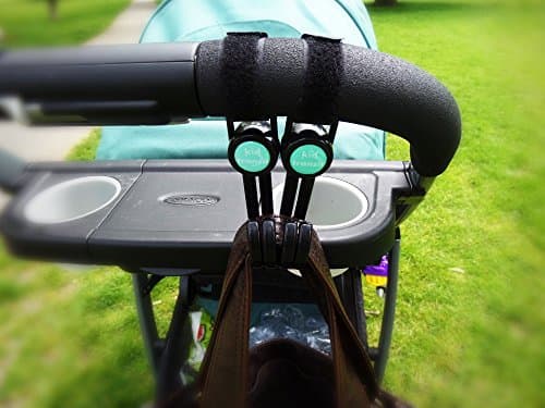 Kid Transit Pram Hook [2 in pack] for Strollers, Buggy, Pushchairs | Mummy Clip Accessories