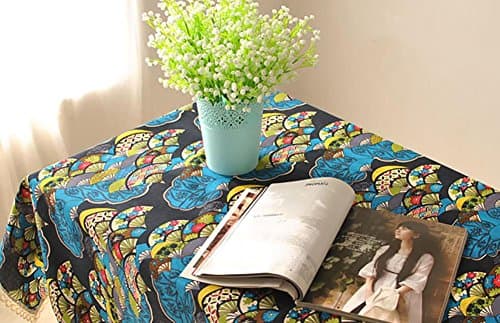 Rectangular Cotton lace cording tablecloth towel Coffee Table Japanese Style Home Decor Accessories , 140*200cm
